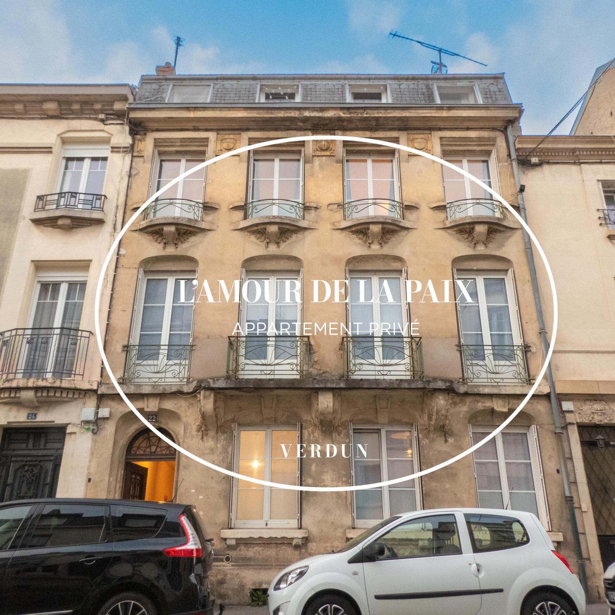L'Amour De La Paix - Centre-Ville - Jardin - Proche Gare - Tv65"Primevideo - Ambiance Tres Chaleureuse - Parking Gratuit Sous-Video Surveillance Proche - Gere Par Presta-Zen'Services Verdun-sur-Meuse Exteriér fotografie