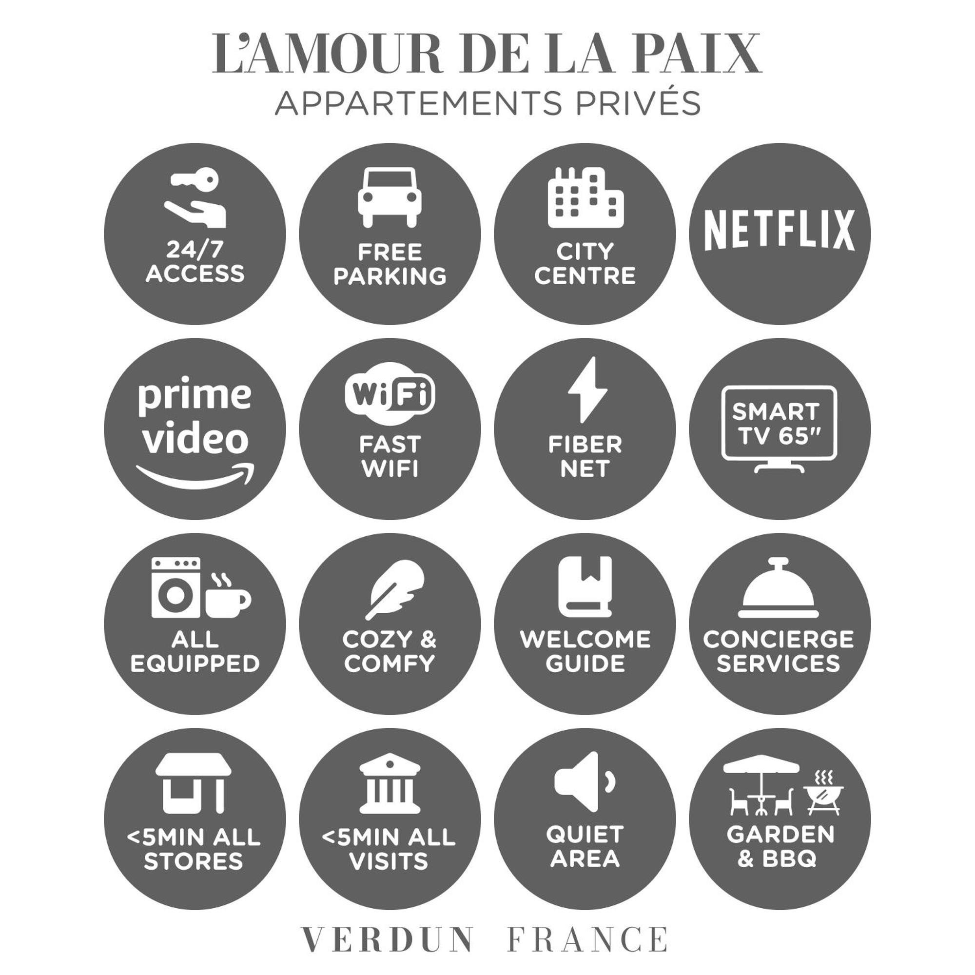 L'Amour De La Paix - Centre-Ville - Jardin - Proche Gare - Tv65"Primevideo - Ambiance Tres Chaleureuse - Parking Gratuit Sous-Video Surveillance Proche - Gere Par Presta-Zen'Services Verdun-sur-Meuse Exteriér fotografie
